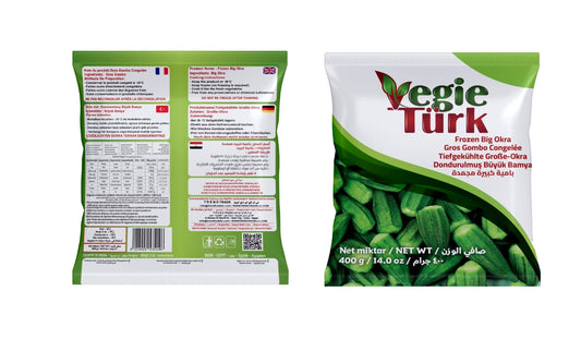 Frozen okra big